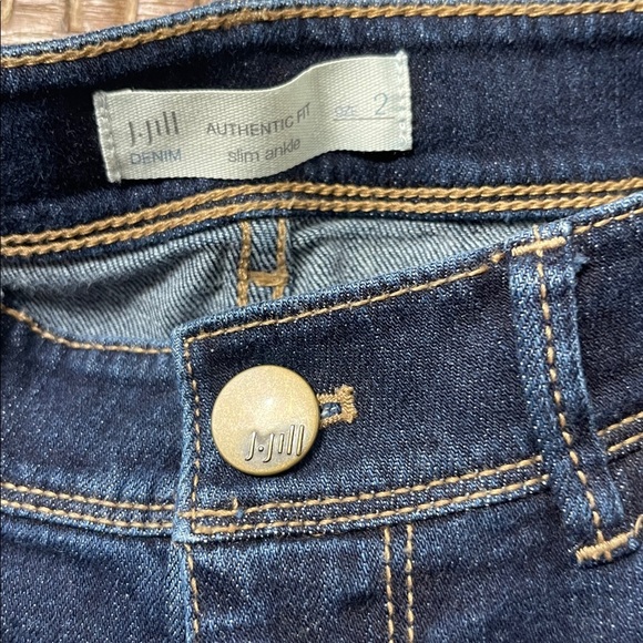 J. JILL Slim Ankle Jeans Size 2 - Picture 4 of 6